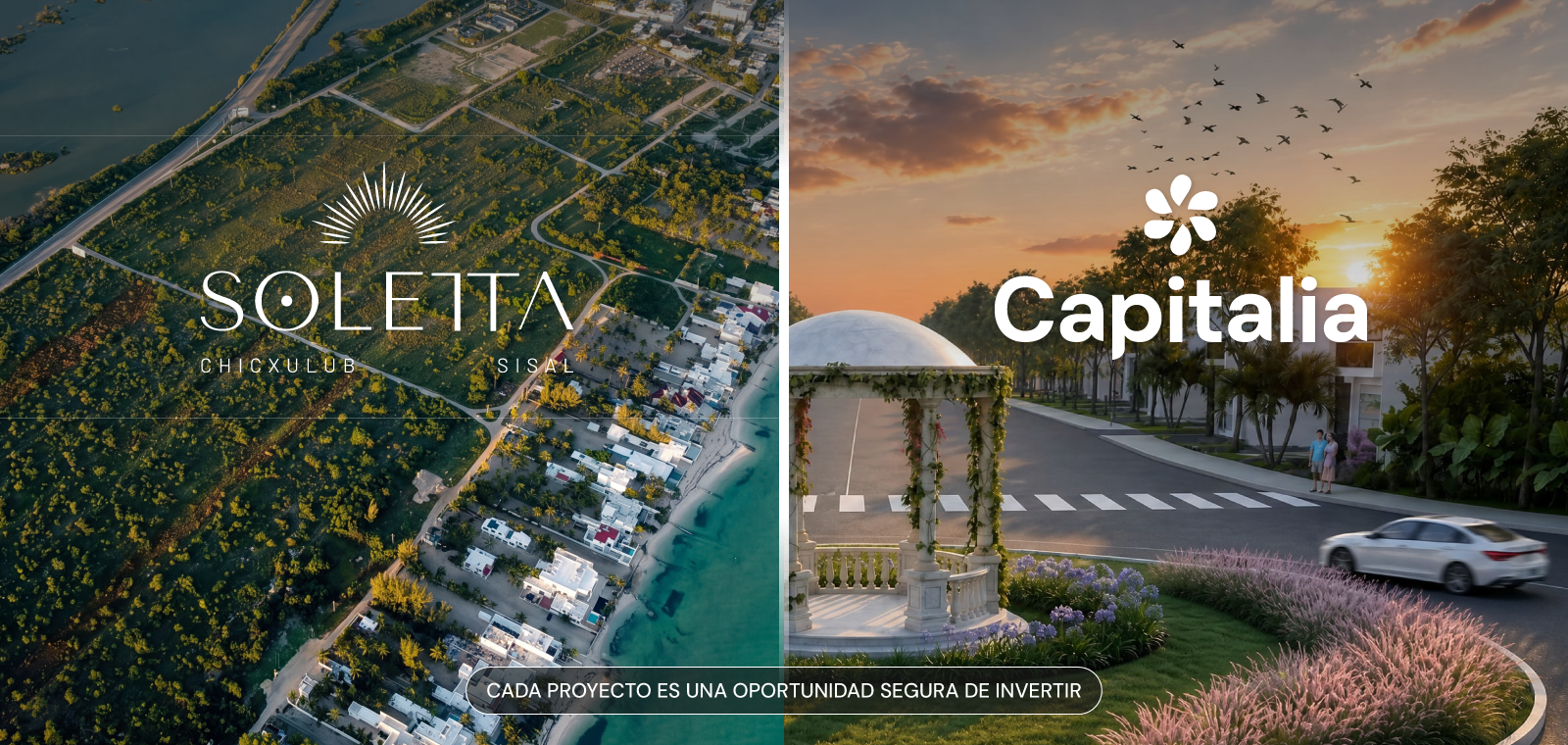 Soletta Chicxulub y Sisal, y Capitalia — desarrollos de Grupo Linmex